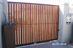 Balau Horizontal Slat - Black Frame-Durban North-9