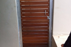 Wooden pedestrian gate-Balau wooden pedestrian gate-18