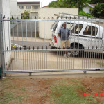 Steel Sliding Gate Installation