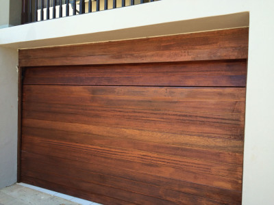 Roll Up Wooden Garage Door