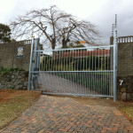 Stainless Steel Sliding Gate And Motor Installation
