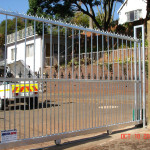 Steel Sliding Gate Installation